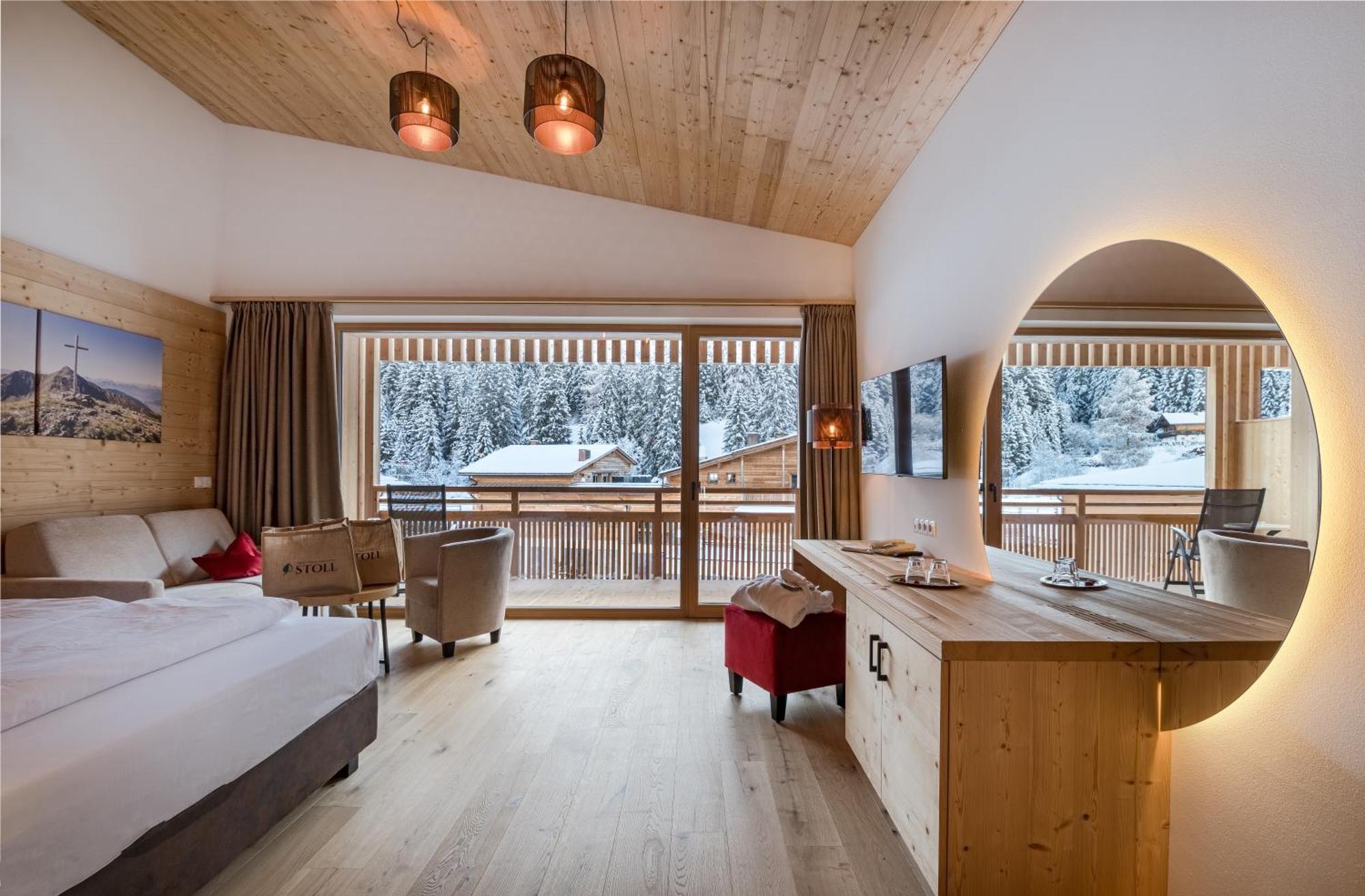 Alpine Nature Hotel Stoll Planca di Sopra Luaran gambar